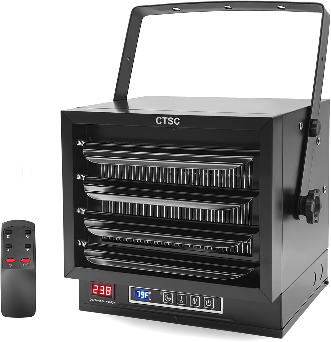 CTSC 7500W Electric Garage Heater - Remote Control, Timer - Ideal for Workshop