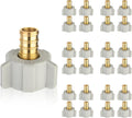 25-Pack HeSun PEX Fittings 1/2ft Pex x 1/2ft Female NPT Swivel Adapter