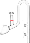 Aquarium Glass Lily Pipe Surface Skimmer - Minimalist Outflow