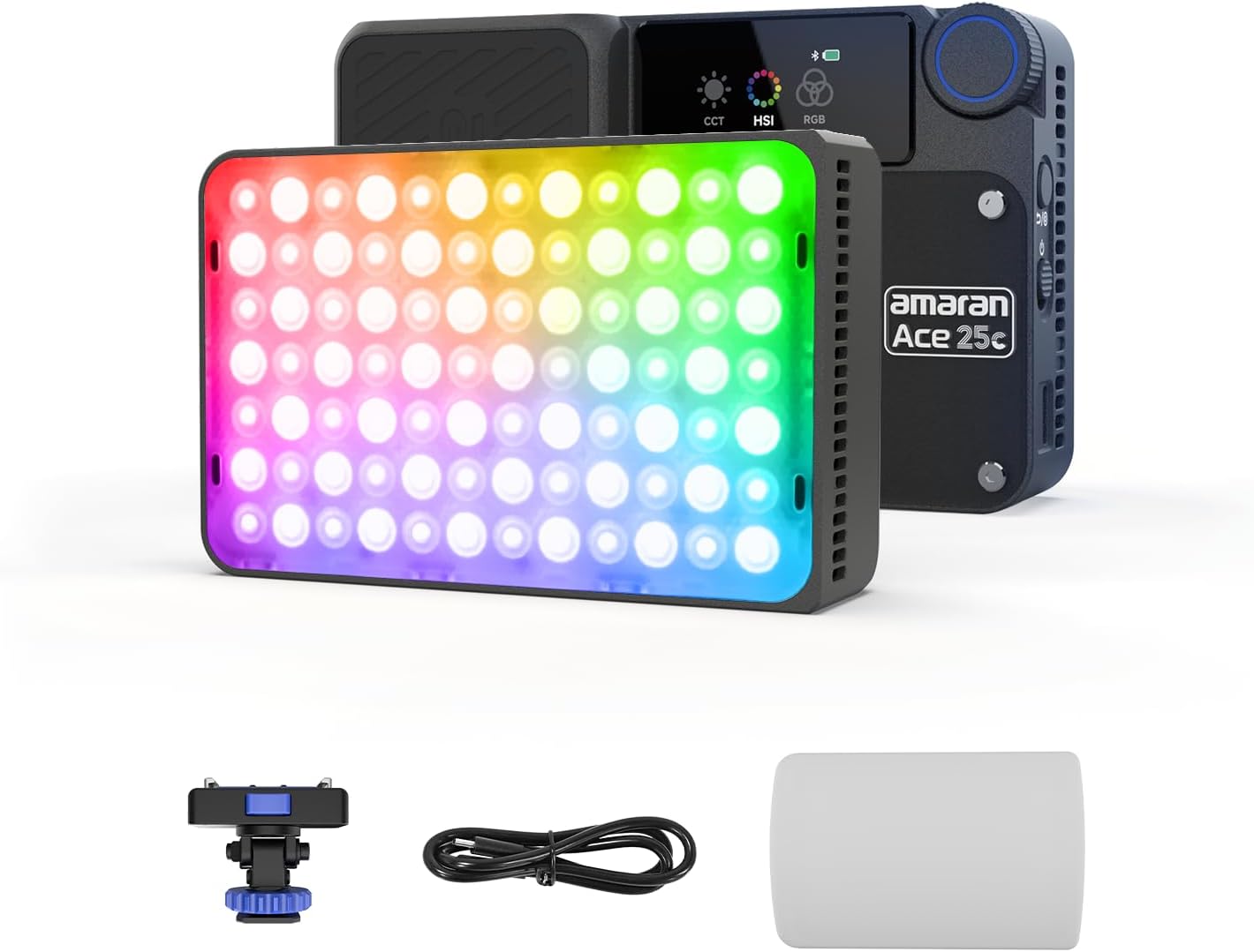 amaran Ace 25c Video Light: Portable RGB Light for Photography