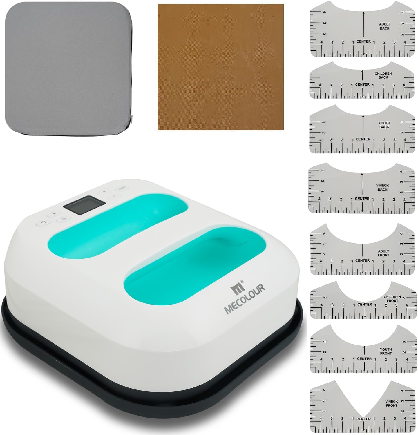 Portable Heat Press Machine for T Shirts with Accessories