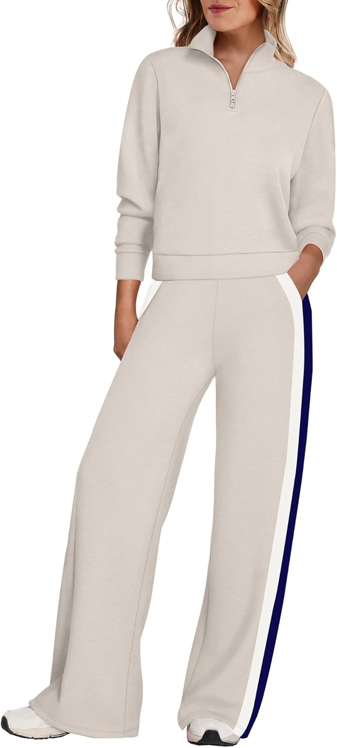 WIHOLL Women 2 Piece Outfits for Travel and Leisure Activities