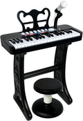Love&Mini Piano Toy for Kids - 37-Key Keyboard with Stool and Mic