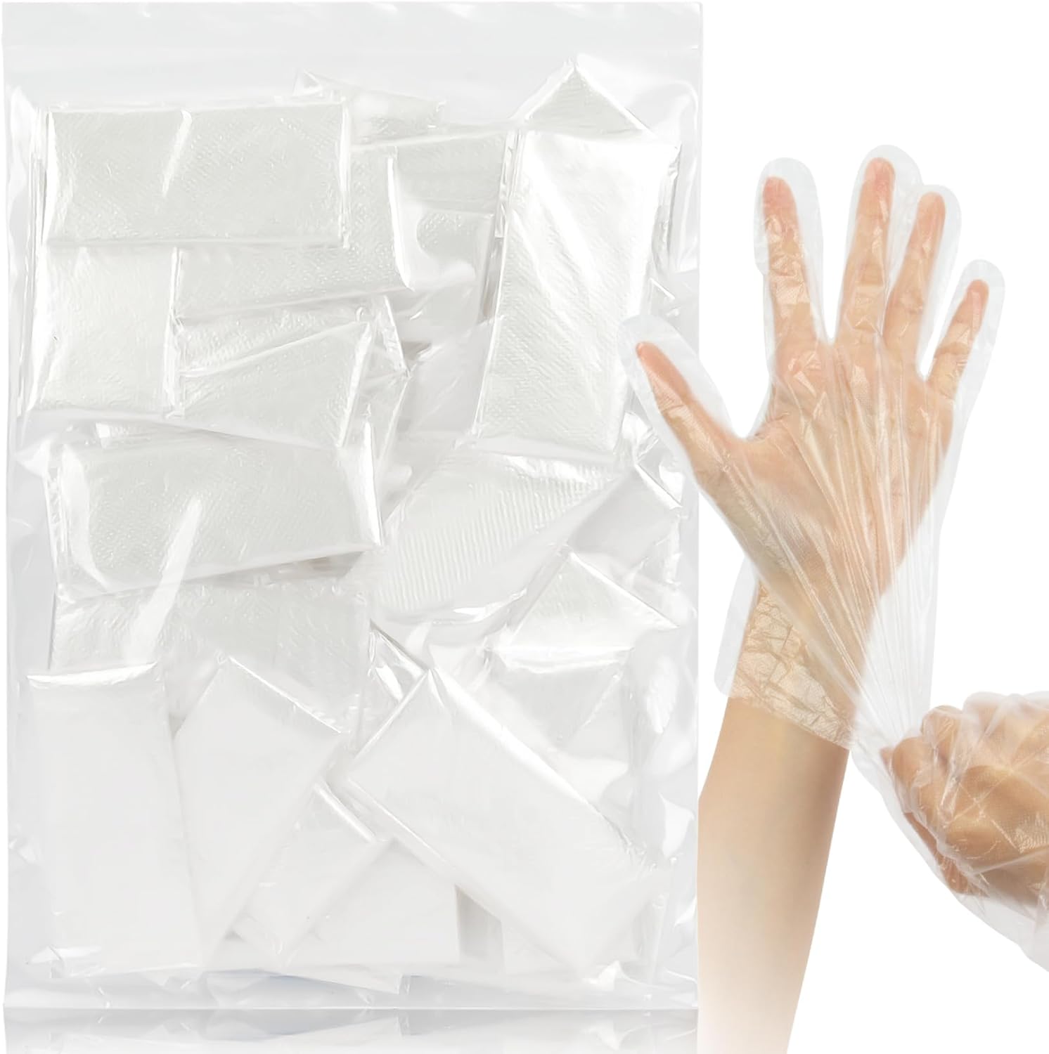 MAQIHAN Disposable Plastic Gloves - Safe Food Handling