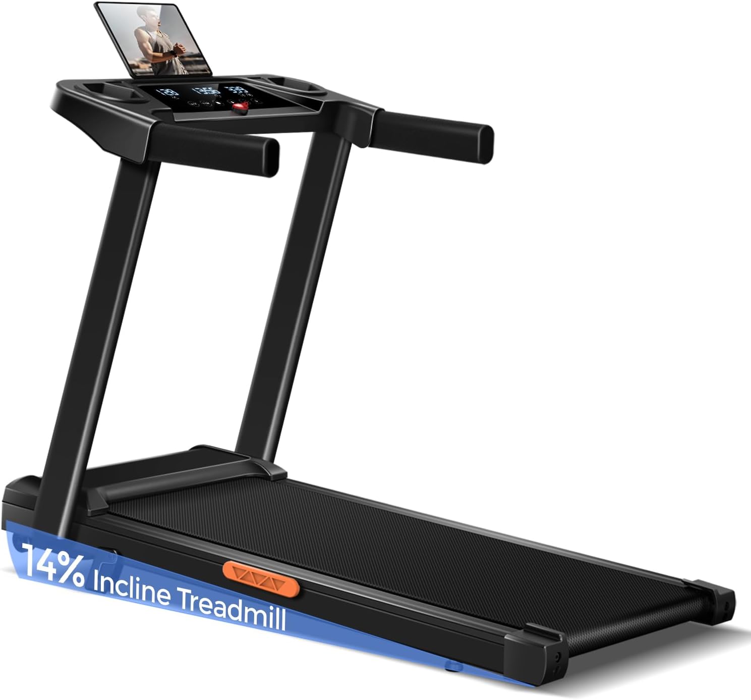 3-in-1 Treadmill with 14% Incline for Home Workouts