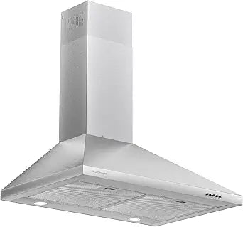 30 inch Stainless Steel Range Hood with 600 CFM Powerful Suction