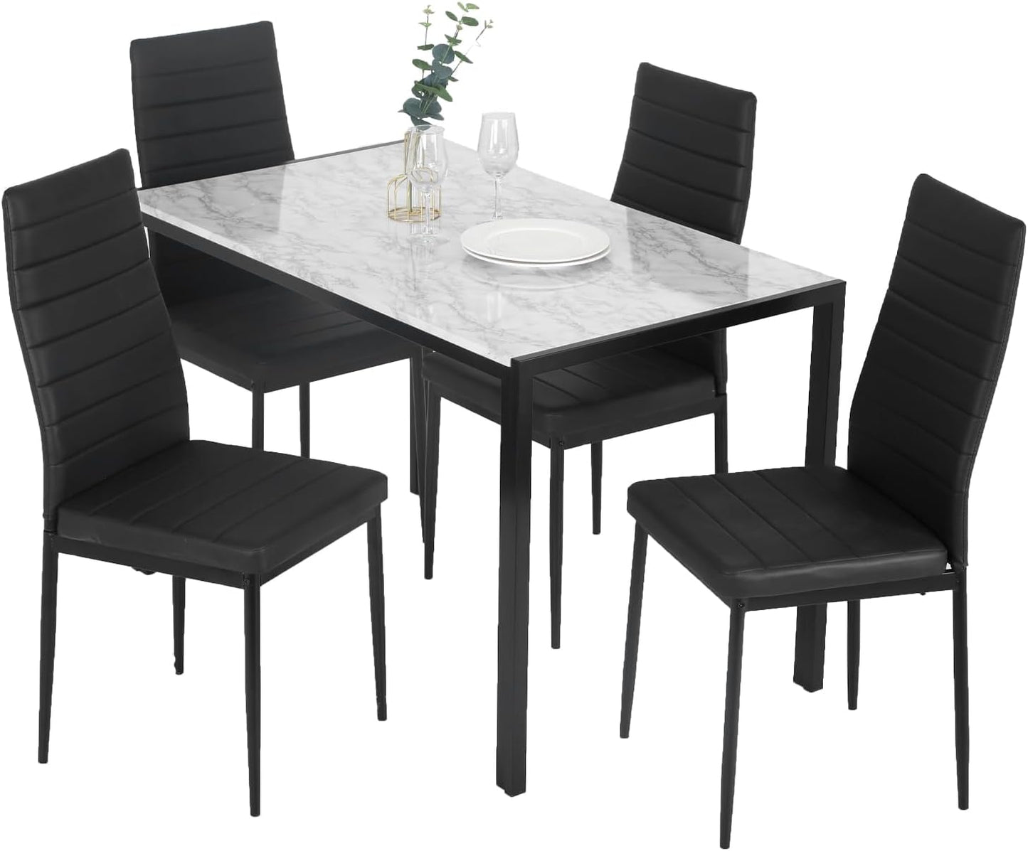 FDW Dining Table Set for Small Spaces - Modern Kitchen Table