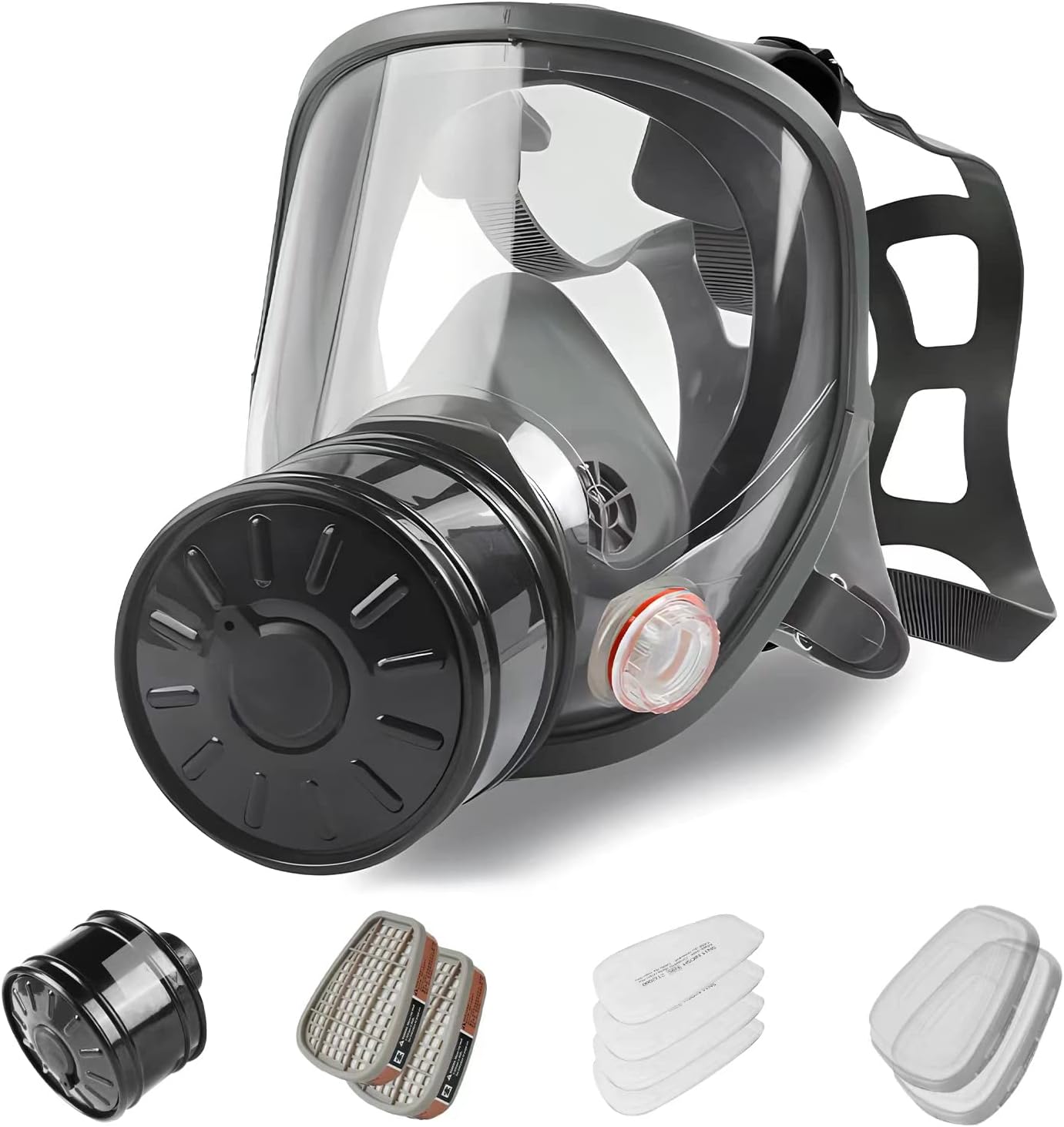AMZYXUAN Full Face Gas Mask - Ultimate Protection