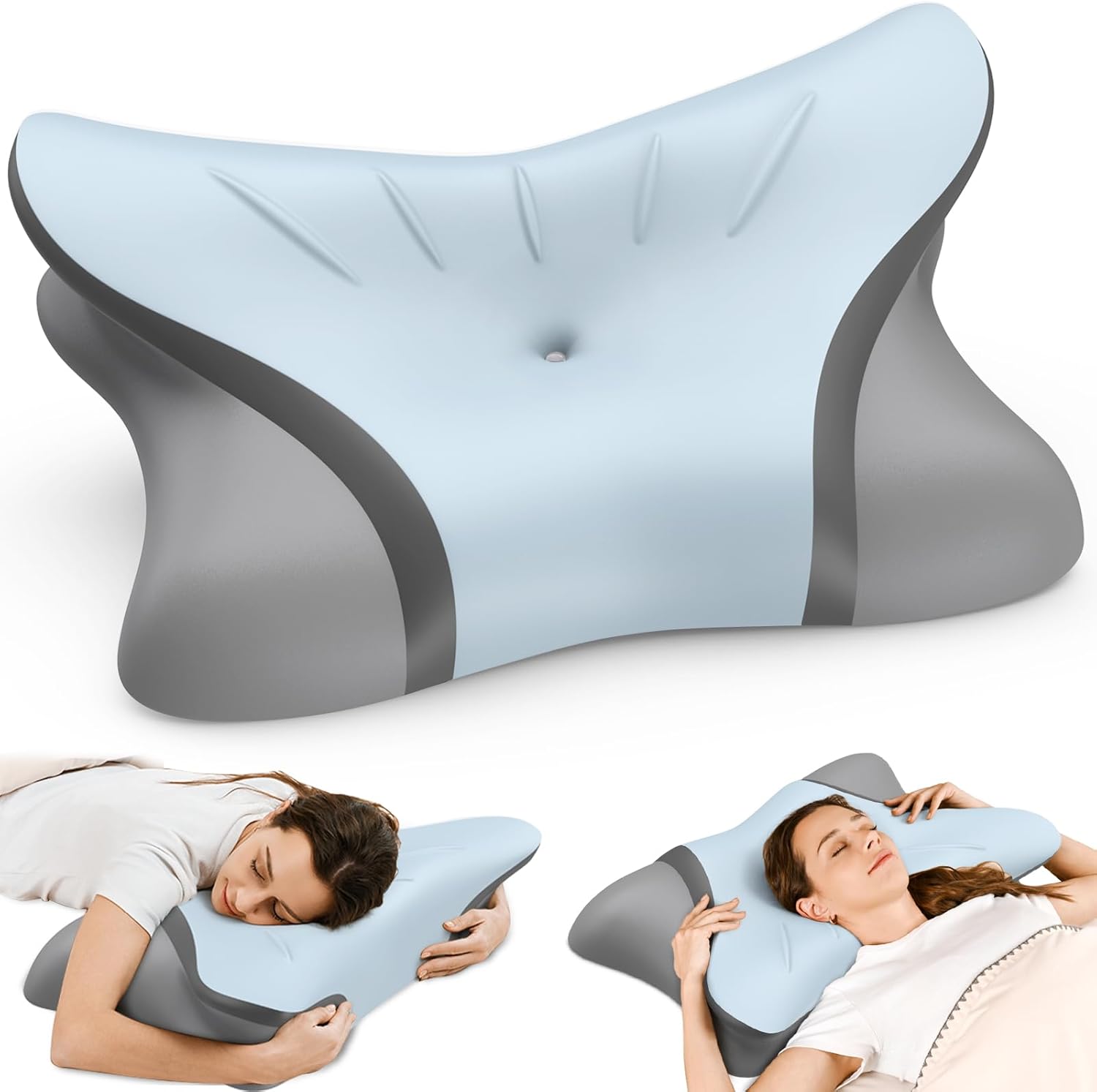 Cervical Neck Pillow for Pain Relief and Ergonomic Comfort