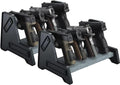 Mind and Action Pistol Rack Handgun Holder for Safe - 4 Gun Organizer