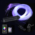 Car Bluetooth RGBW Fiber Optic Star Ceiling Light Kit - App & Music