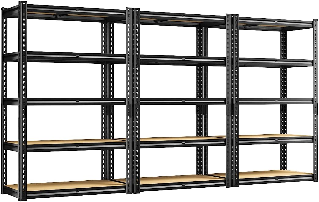 Heavy Duty 5 Tier Metal Shelving for Garage and Pantry Storage