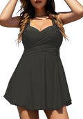 COCOPEAR Elegant Crossover One Piece Swimdress (Style DZ26)
