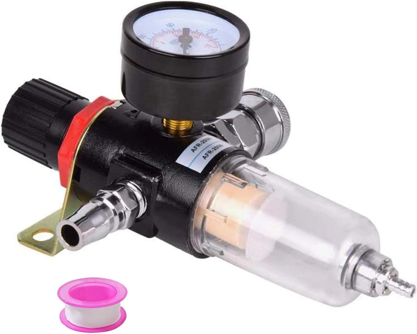 Hotusi 1/4 BSP Air Compressor Filter Trap - Moisture & Oil Separation