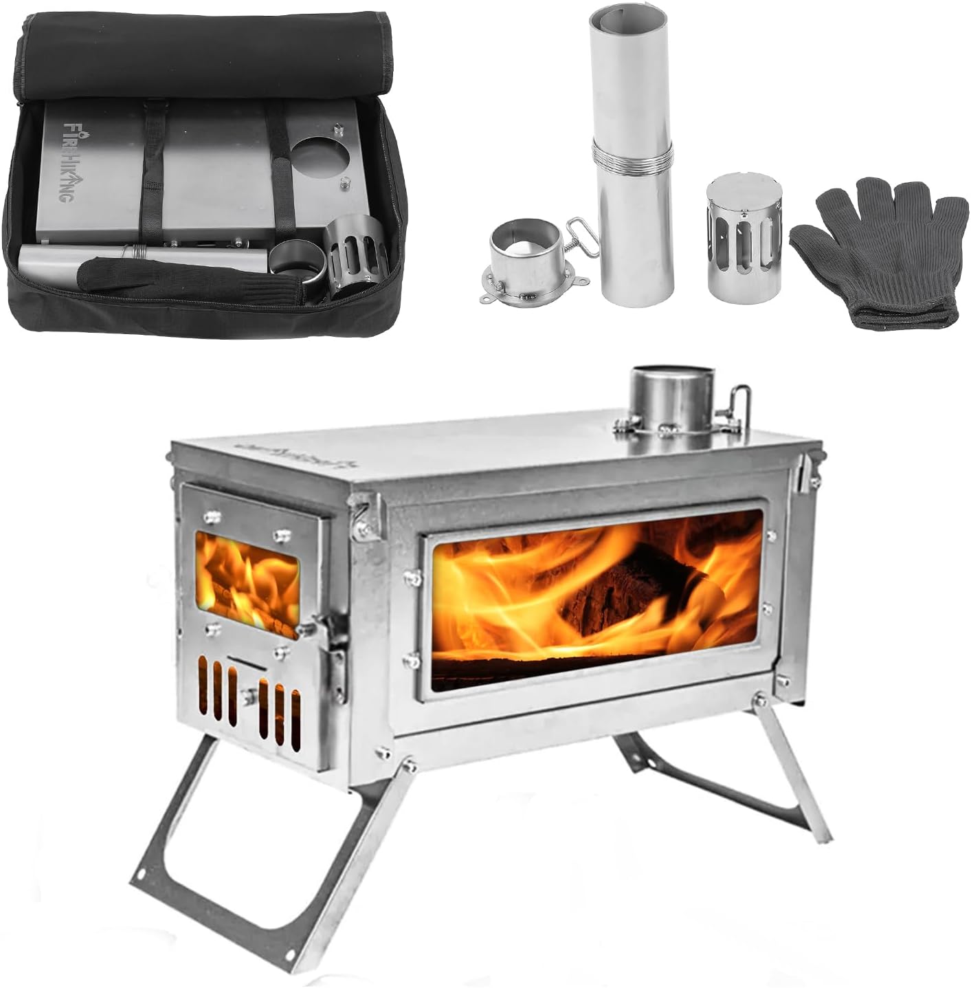 Ultra-Light Titanium Stove: Perfect for Camping