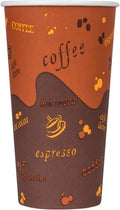 Karat 20 oz Paper Hot Coffee Cups for Leak-Resistant Beverages
