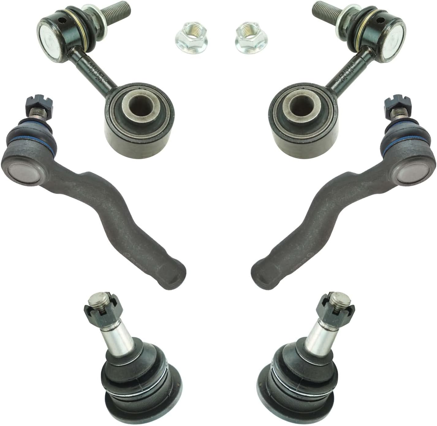 TRQ Front Steering & Suspension Kit for Toyota Sequoia & Tundra