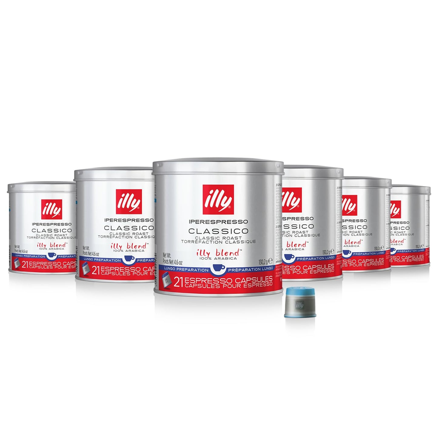 Illy iperEspresso Capsules - Rich Caramel Lungo Roast - 6 Packs