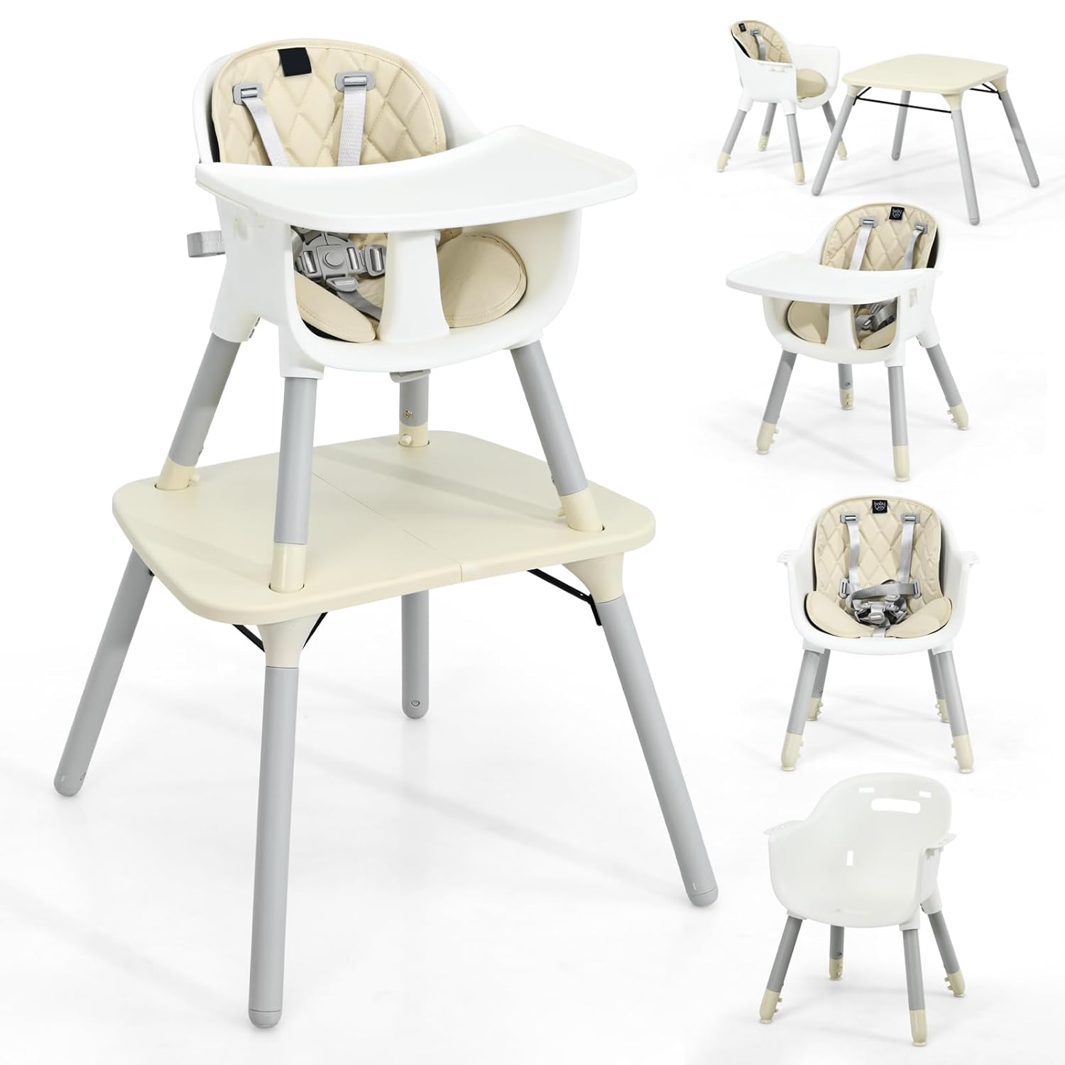 HONEY JOY 5-in-1 High Chair: Convertible Comfort