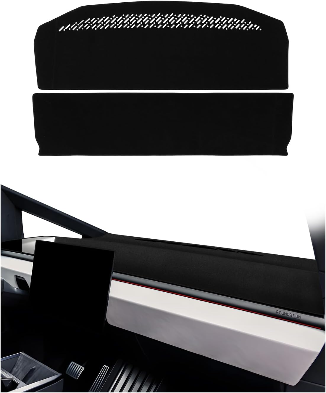 Dash Cover for Tesla Cybertruck 2024 2025 2026 - UV Protector
