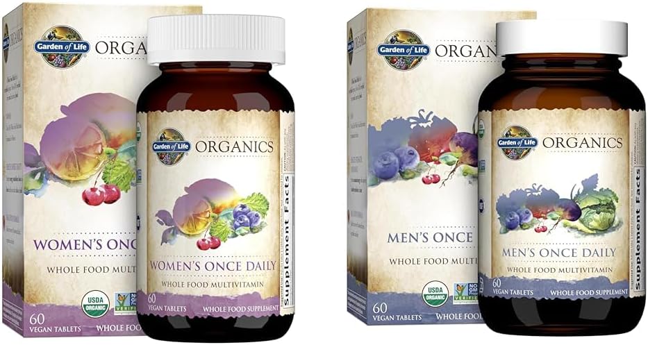 mykind Organic Multivitamins for Women and Men - 60 Count