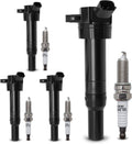 UF651 Ignition Coil & Double Iridium Spark Plug 9723 Compatible