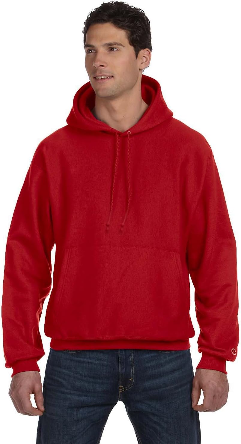 Champion Men's Reverse Weave Fleece Pullover Hood for Comfort