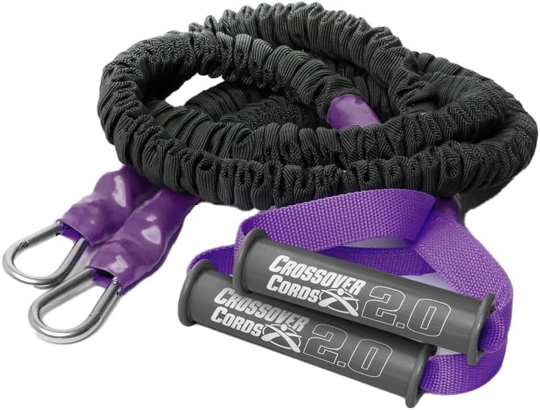 Crossover Cords for Shoulder Resistance and Exercise Bands