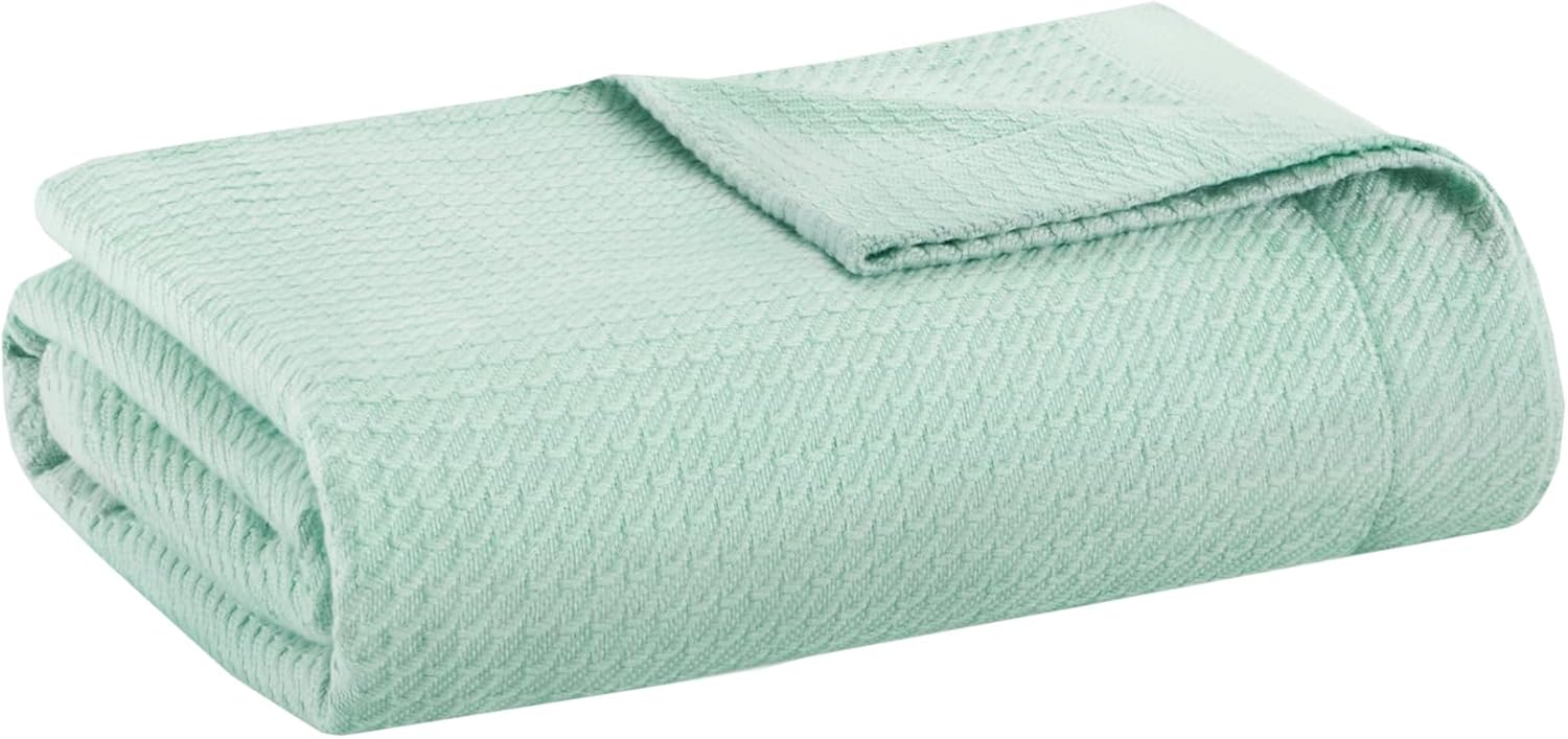 Madison Park 100% Egyptian Cotton Lightweight Summer Blanket