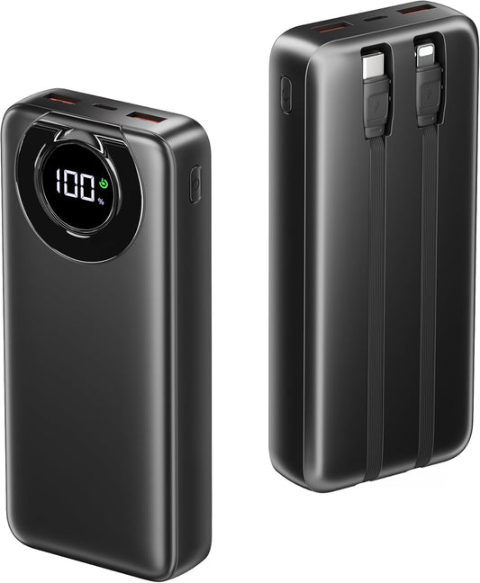 35,000mAh Fast Charging Power Bank - 5 Outputs & 2 Inputs - Travel Essential