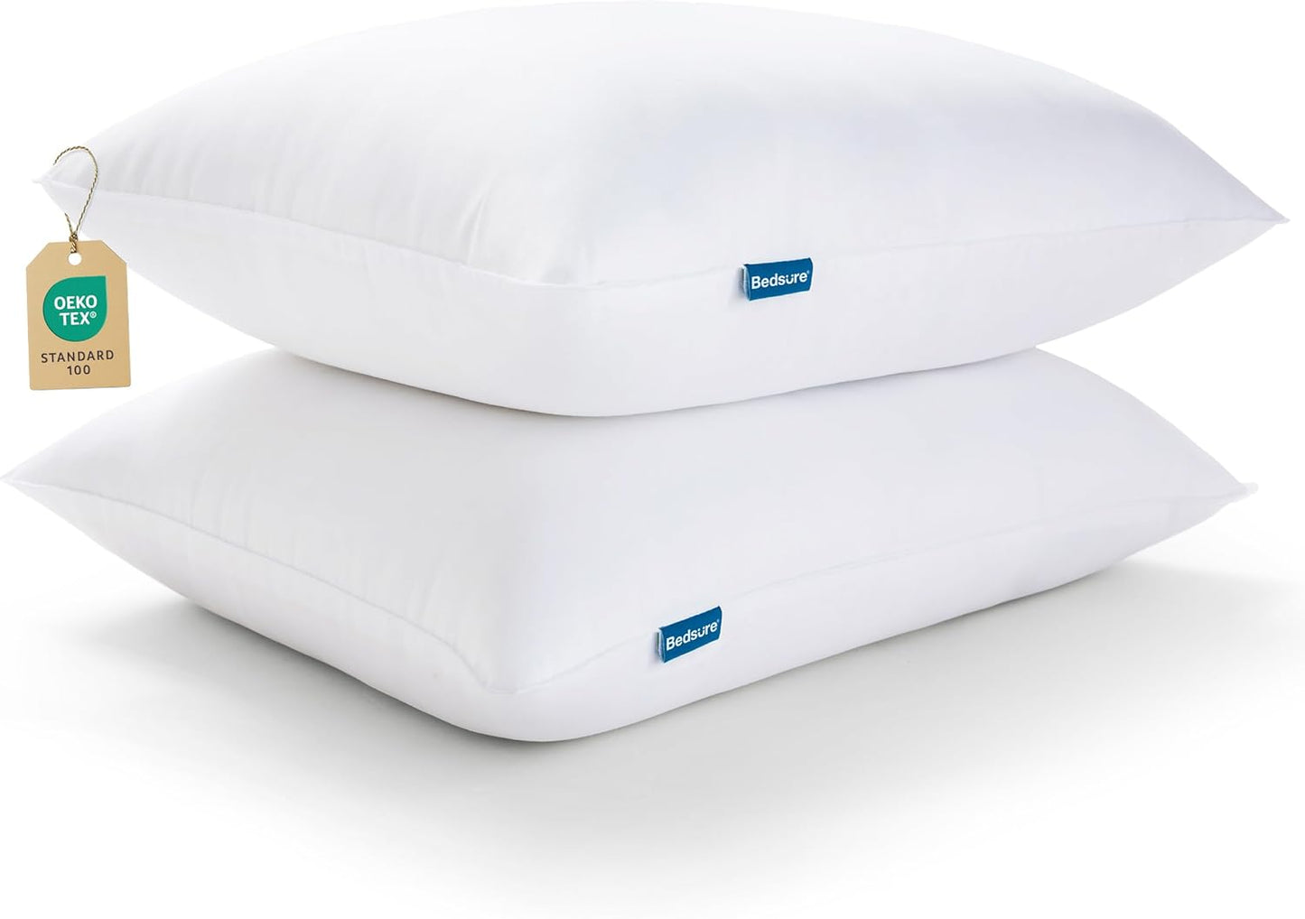 Bedsure Medium Firm Queen Pillows for Side and Back Sleepers