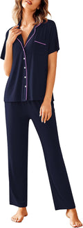 Avidlove Women Pajamas Set Notch Collar Soft Sleepwear Pjs - Cozy 5%