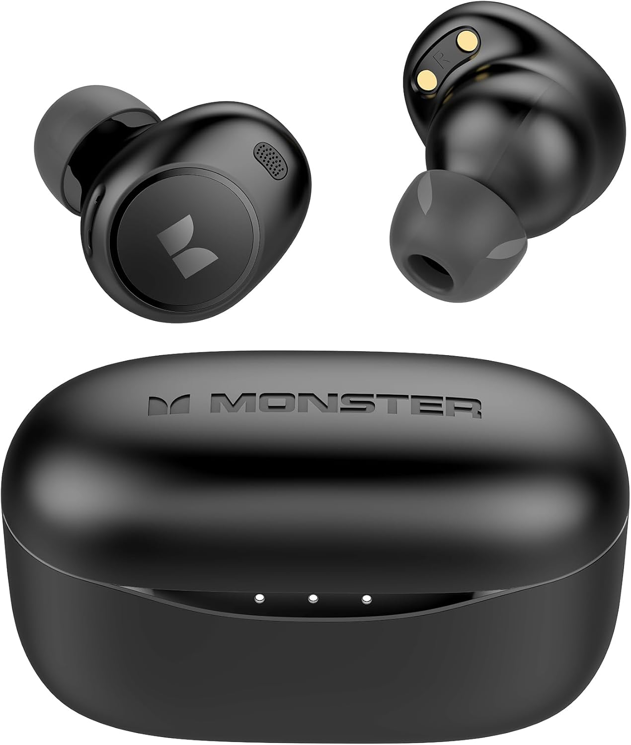 Monster Touch Control Wireless Earbuds - Waterproof & Lightweight