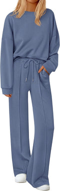 PRETTYGARDEN 2 Piece Loungewear Set - Cozy Fall Sweatsuit Women's