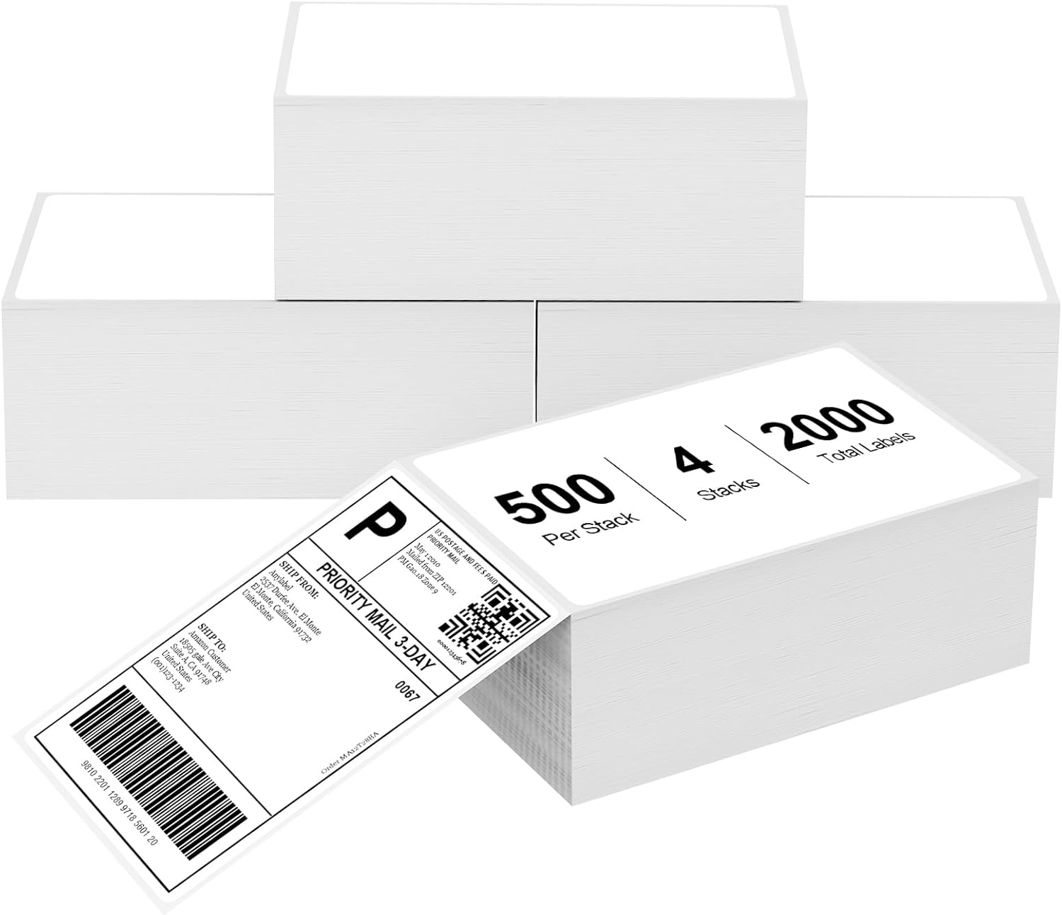 4in x 6in Fanfold Direct Thermal Labels for Shipping Needs