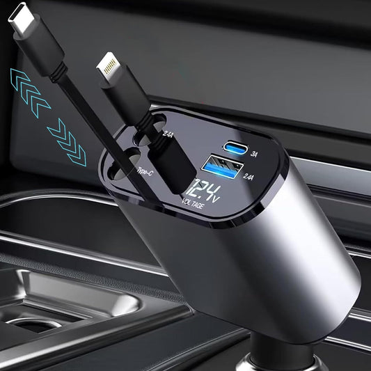 66W Fast Charge Car Charger for Multiple Devices