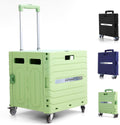 Folding Utility Cart Portable Rolling Crate Handcart - Compact