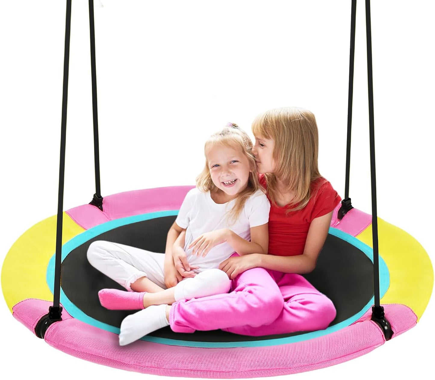 40 Inch Saucer Tree Swing for Kids - Safe and Fun Outdoor Play