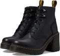 Dr. Martens womens Jesy 6 Tie Boot - Bold 3.4 in Flared Heel