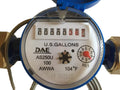DAE AS250U-100P 1ft Water Meter with Pulse Output - Accurate Gallon