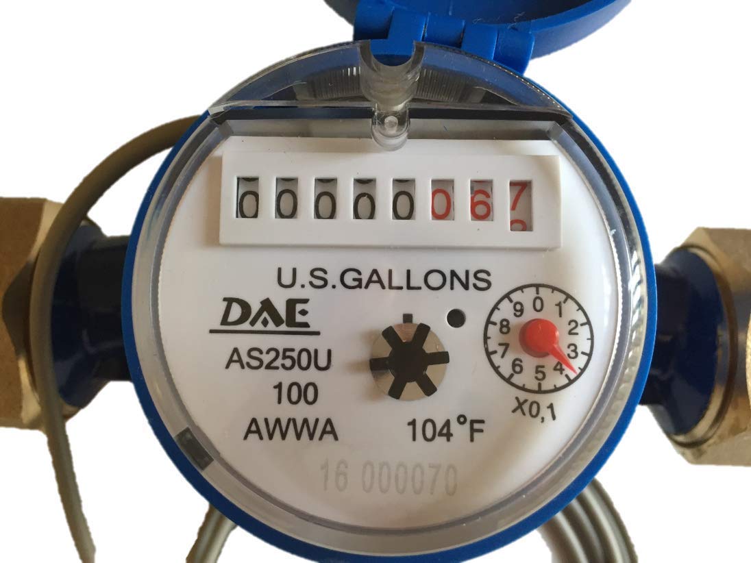 1in Water Meter with Pulse Output for Cloud Metering and Alerts