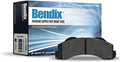 Bendix Priority1 CFM1907 Semi-Metallic Rear Brake Pads - Quiet, OE Fit