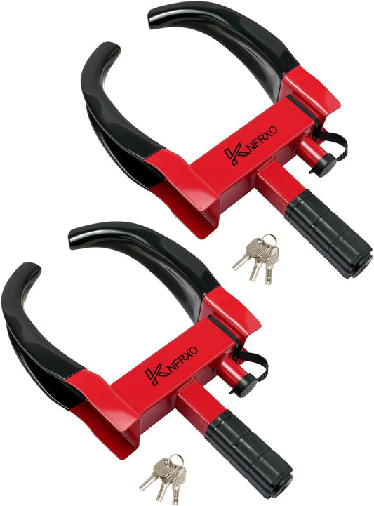 Trailer Security Adjustable Tire Lock 2PK Anti Theft Device