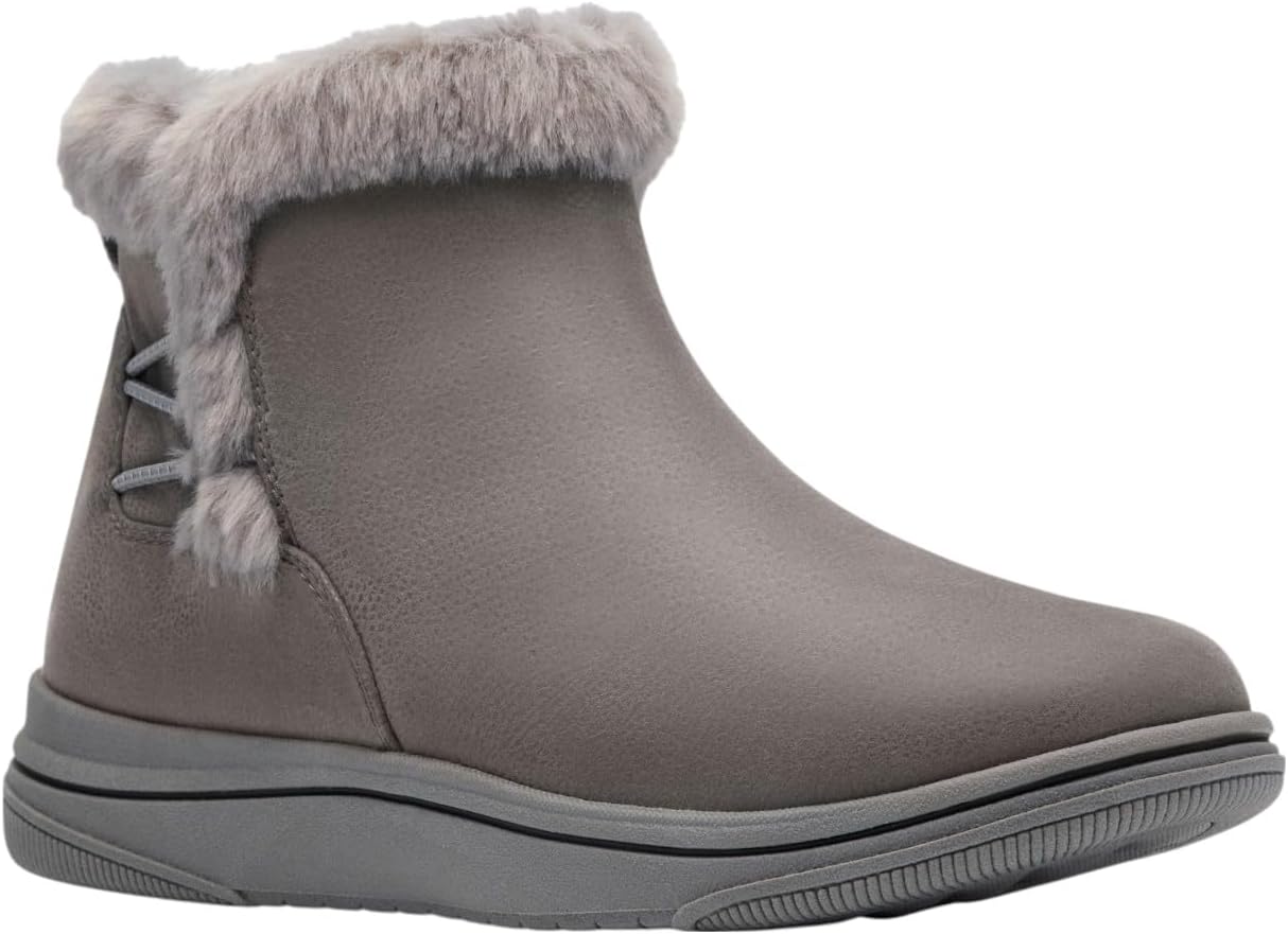 Clarks Women's Breeze Fur Ankle Boot for Ultimate Comfort