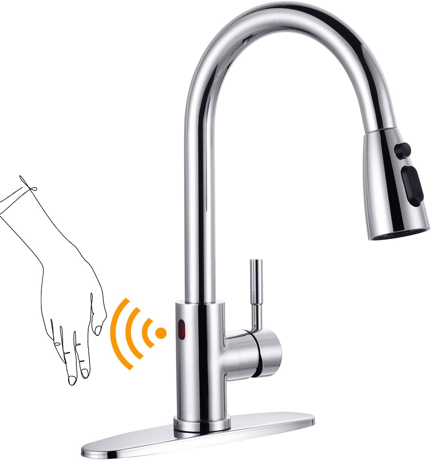 Touchless Kitchen Faucet with Smart Motion Sensor for Convenience