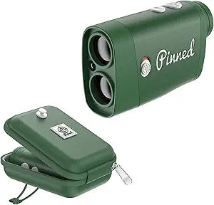 Pinned Prism Slope Golf Rangefinder with USB Rechargeable Battery