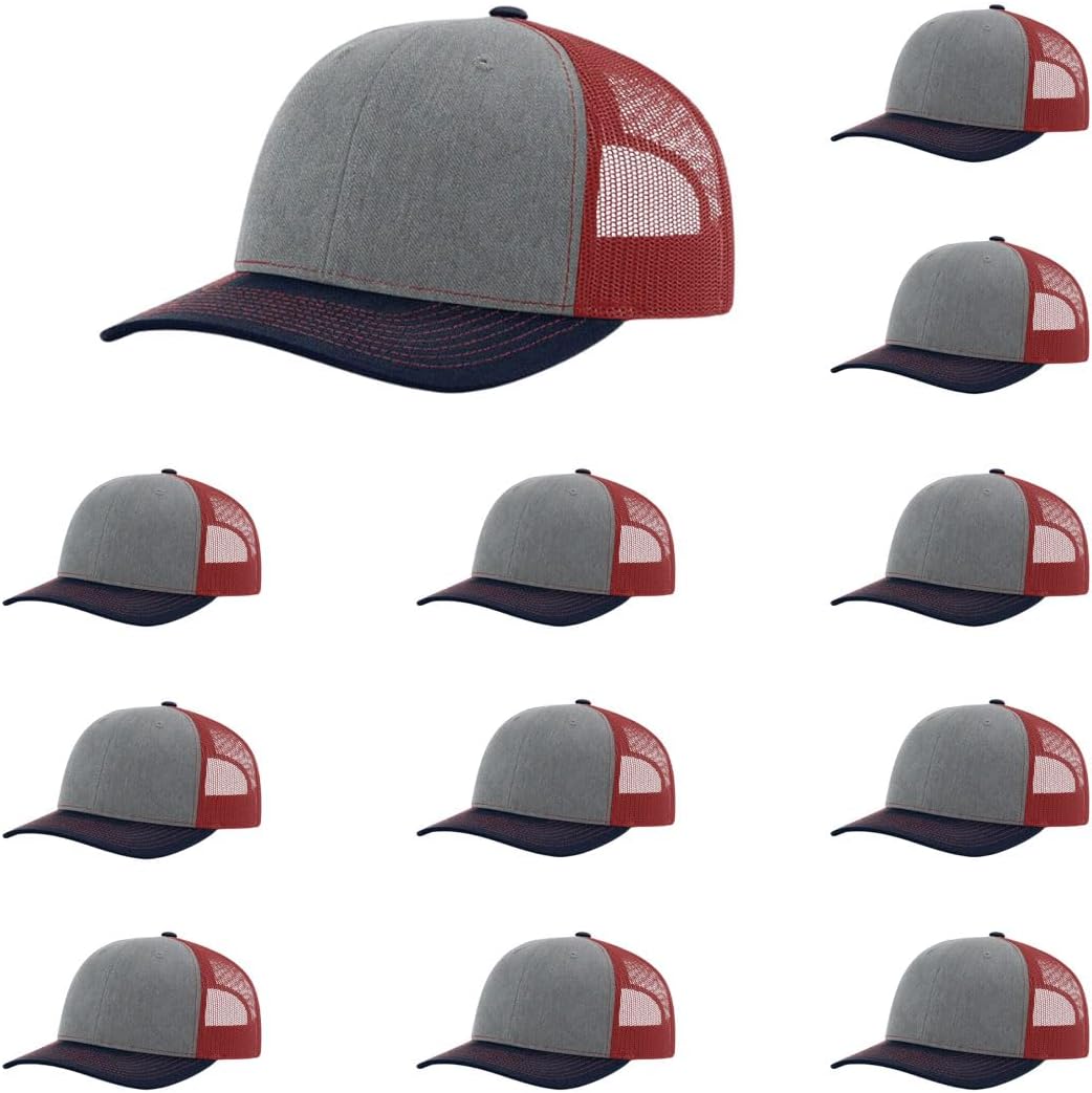 Richardson 112 Classic Six-Panel Adjustable Snapback Trucker Cap