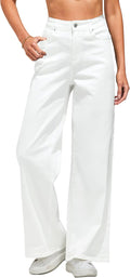 Wide Leg Jeans for Women High Waisted Stretchy 90s Baggy - Flattering