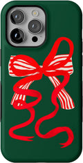 Casely iPhone 14 Pro Max Case Santa's Favorite Bow - Bold Protection