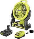 RYOBI ONE+ 18V Cordless Hybrid WHISPER SERIES 7.5 in. Fan Kit - Quiet